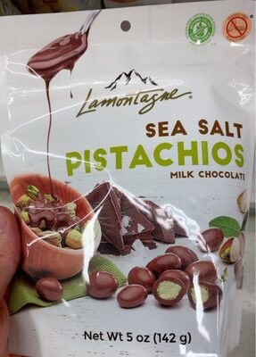 Sea Salt Pistachios Milk Chocolate, Sea Salt Pistachios