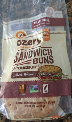 Ozery Bakery, Whole Wheat Thin Sandwich Buns