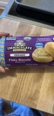 Immaculate Baking Organic Flaky Biscuits 8 Count