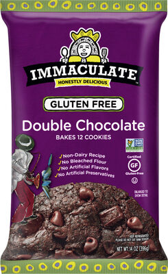 Immaculate Baking Gluten Free Double Chocolate Cookies 12 Count