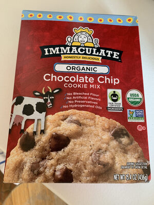 Immaculate Baking Organic Chocolate Chip Cookie Mix