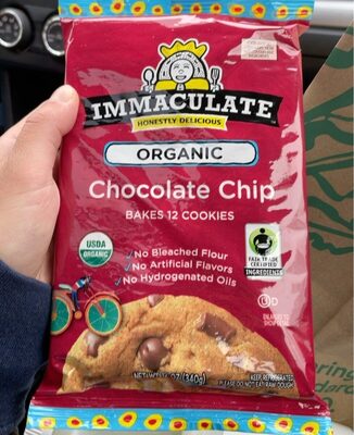 Immaculate Baking Organic Chocolate Chunk Cookies 12 Count