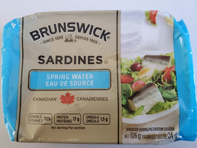Gourmet Style Sardine Fillets In Spring Water, Gourmet Style