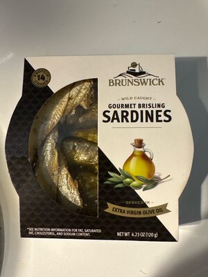 Wild Caught Gourmet Brisling Sardines In Extra Virgin Olive Oil, Extra Virgin Olive Oil