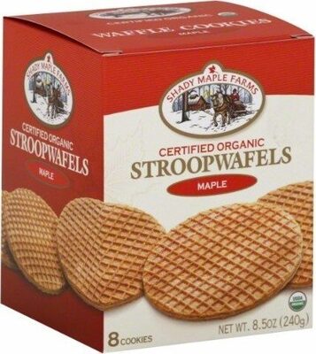 Maple Organic Stroopwafels, Maple