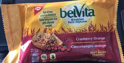 Cranberry Orange Soft Baked Breakfast Cereal Biscuit, Cranberry Orange