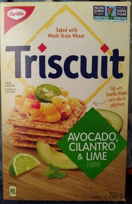 Avocado, Cilantro & Lime Flavour Crackers, Avocado, Cilantro & Lime