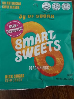Peach Peach Rings Candy, Peach