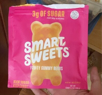 Fruity Gummy Bears Raspberry, Apple, Lemon, Peach Candy, Fruity Gummy Bears