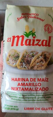 Traditional Flavor Authentic Instant Yellow Corn Masa Flour, Traditional