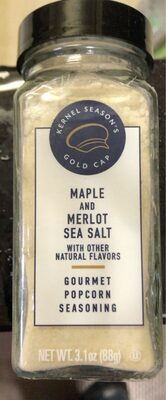 Maple And Merlot Sea Salt Flavored Gourmet Popcorn Seasoning, Maple And Merlot Sea Salt