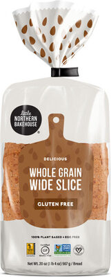 Whole Grain Wide Slice Gluten Free Bread, Whole Grain