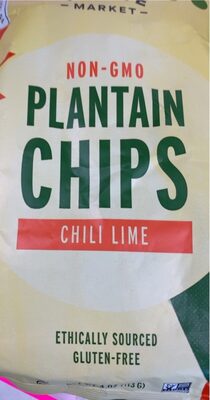 Chili Lime Plantain Chips, Chili Lime