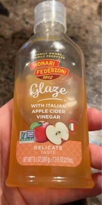Glaze With Italian Apple Cider Vinegar, Italian Apple Cider