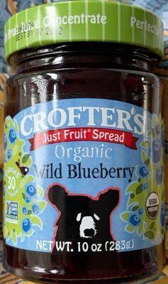 Organic Wild Blueberry Spread, Blueberry