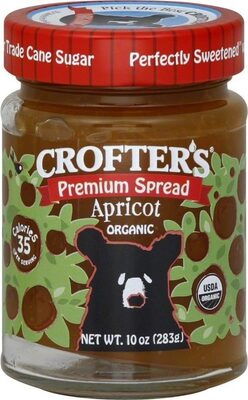 Organic Apricot Premium Spread, Apricot