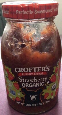 Strawberry Organic Premium Spread, Strawberry