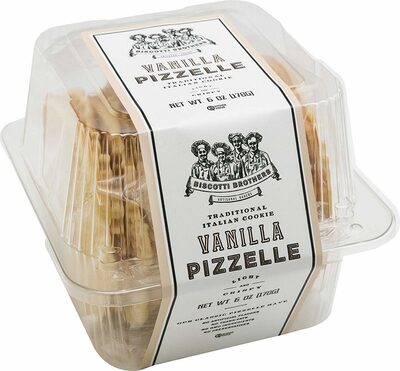 Vanilla Pizzelle Italian Waffle Cookie, Vanilla
