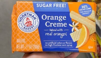 Orange Creme Baked With Real Oranges Wafers, Orange Creme
