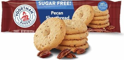 Voortman, Shortbread Cookies, Pecan, Pecan