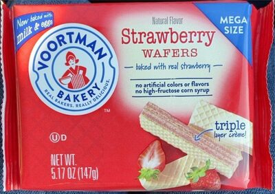 Strawberry Flavor Wafers, Strawberry