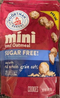 Iced Oatmeal Sf Mini Cookie, Oatmeal