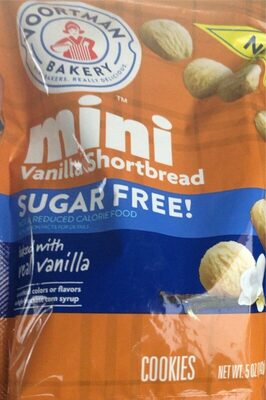 Zero Sugar Mini Vanilla Shortbread Cookies, Vanilla