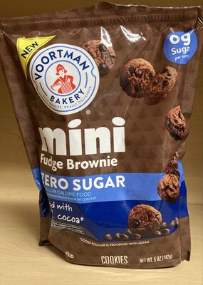 Fudge Brownie Zero Sugar Mini Cookies, Fudge Brownie