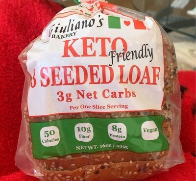 Seeded Keto Loaf, Seeded
