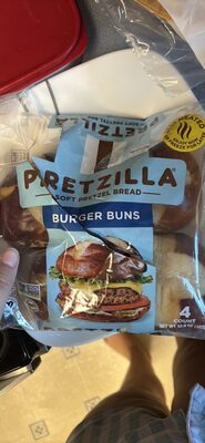 Soft Pretzel Burger Buns, Soft Pretzel