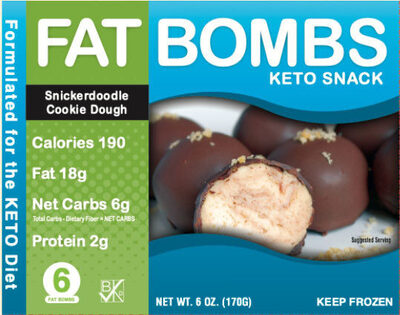 Snicker Doodle Cookie Dough Keto Snack, Snicker Doodle Cookie Dough