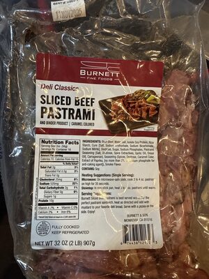 Sliced Pastrami