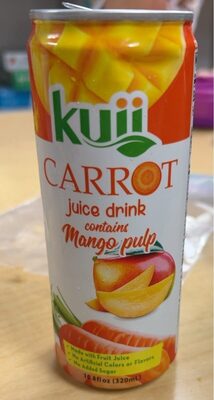 Carrot Juice Drink With Mango Pulp, Carrot With Mango Pulp