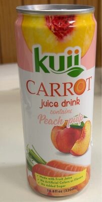 Carrot Juice Drink With Peach Pulp, Carrot With Peach Pulp