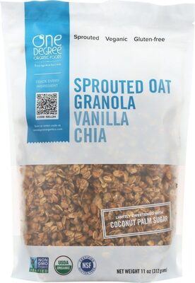 Sprouted Vanilla Chia Granola, Vanilla Chia
