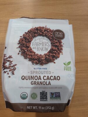 Sprouted Quinoa Cacao Granola, Quinoa Cacao