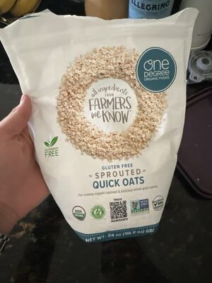 Gluten Free Sprouted Quick Oats, Quick Oats