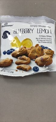 Appleways Whole Grain 1.0 oz Blueberry Lemon Crispy Bites, Individually Wrapped - Each