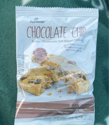 Appleways Whole Grain 1.4 oz Chocolate Chip Cookie, Individually Wrapped - Each