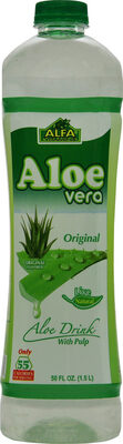 Original Flavored Aloe Vera Drink With Pulp, Original