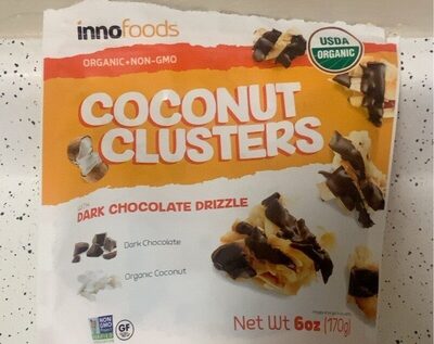 Coconut Clusters With Dark Chocolate Drizzle, Dark Chocolate Drizzle