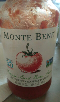 Gluten Free Tomato Basil Pasta Sauce, Tomato Basil