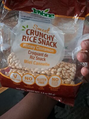 Crunchy Rice Snack, Honey Cinnamon