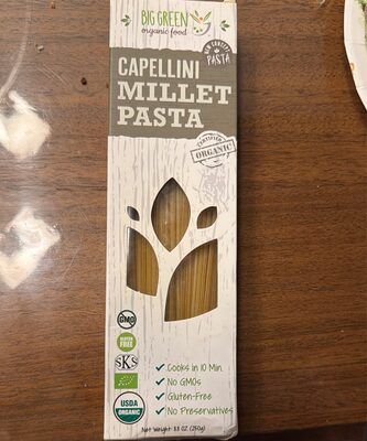 Millet Pasta, Capellini