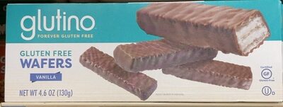 Vanilla Milk Chocolate Covered Vanilla Gluten Free Wafers, Vanilla
