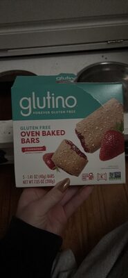 Strawberry Gluten Free Oven Baked Bars, Strawberry