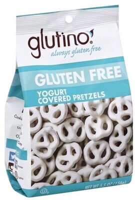 Yogurt Flavored Gluten Free Covered Pretzels, Yogurt