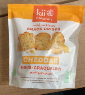 Cheddar Mini Artisan Snack Crisps, Cheddar