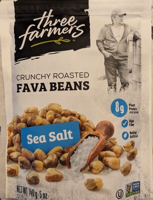 Sea Salt Crunchy Roasted Fava Beans, Sea Salt