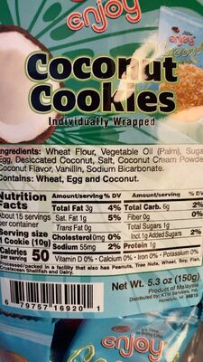 Coconut Cookies, Coconut